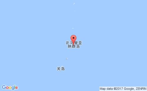 塞班岛港口地图